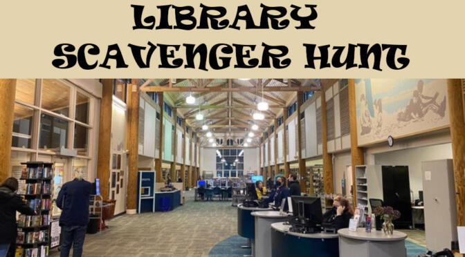 Library Scavenger Hunt: June 1 – August 31