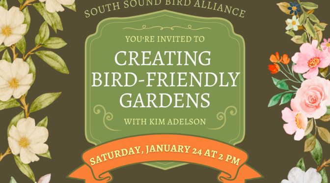 Creating Bird-Friendly Gardent: Jan. 24 @ 2 pm