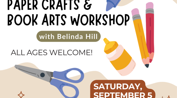 Paper Crafts: Artist Trading Cards: Sept. 5, 3 – 5 p.m.